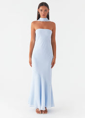 Under The Pagoda Maxi Dress - Blue
