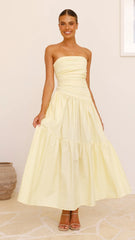 Lola Maxi Dress - Yellow