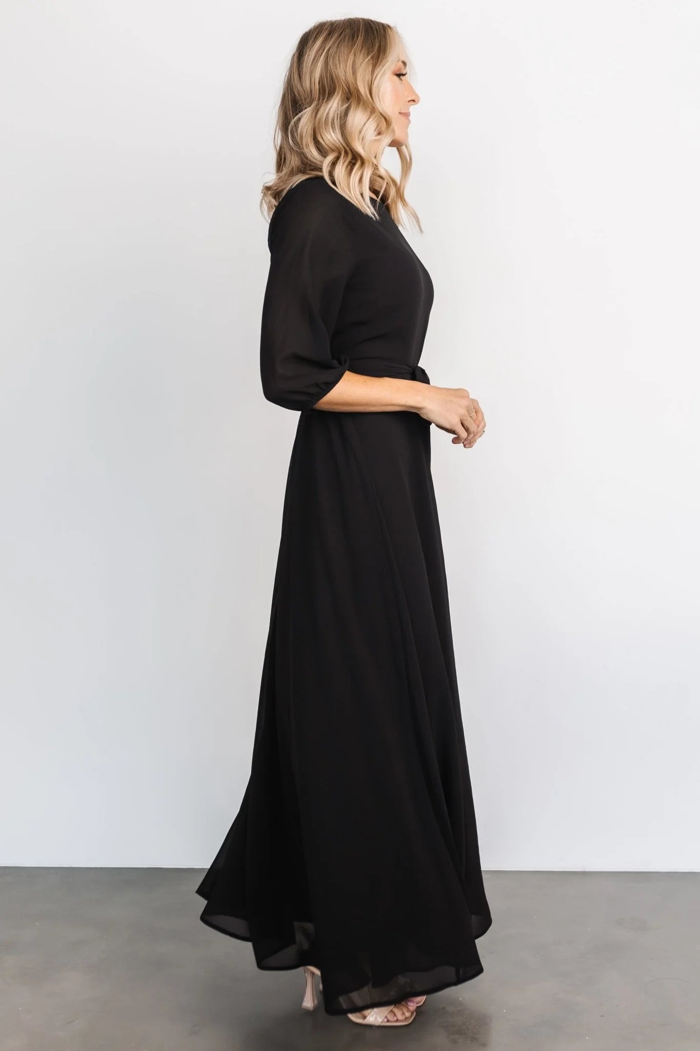 Rebecca Maxi Dress | Black