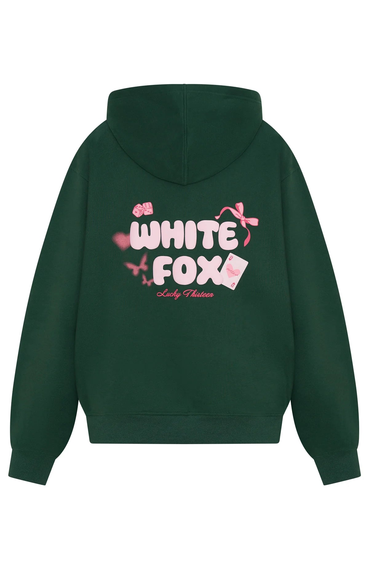 Lucky Thirteen Stephanie Oversized Hoodie Green