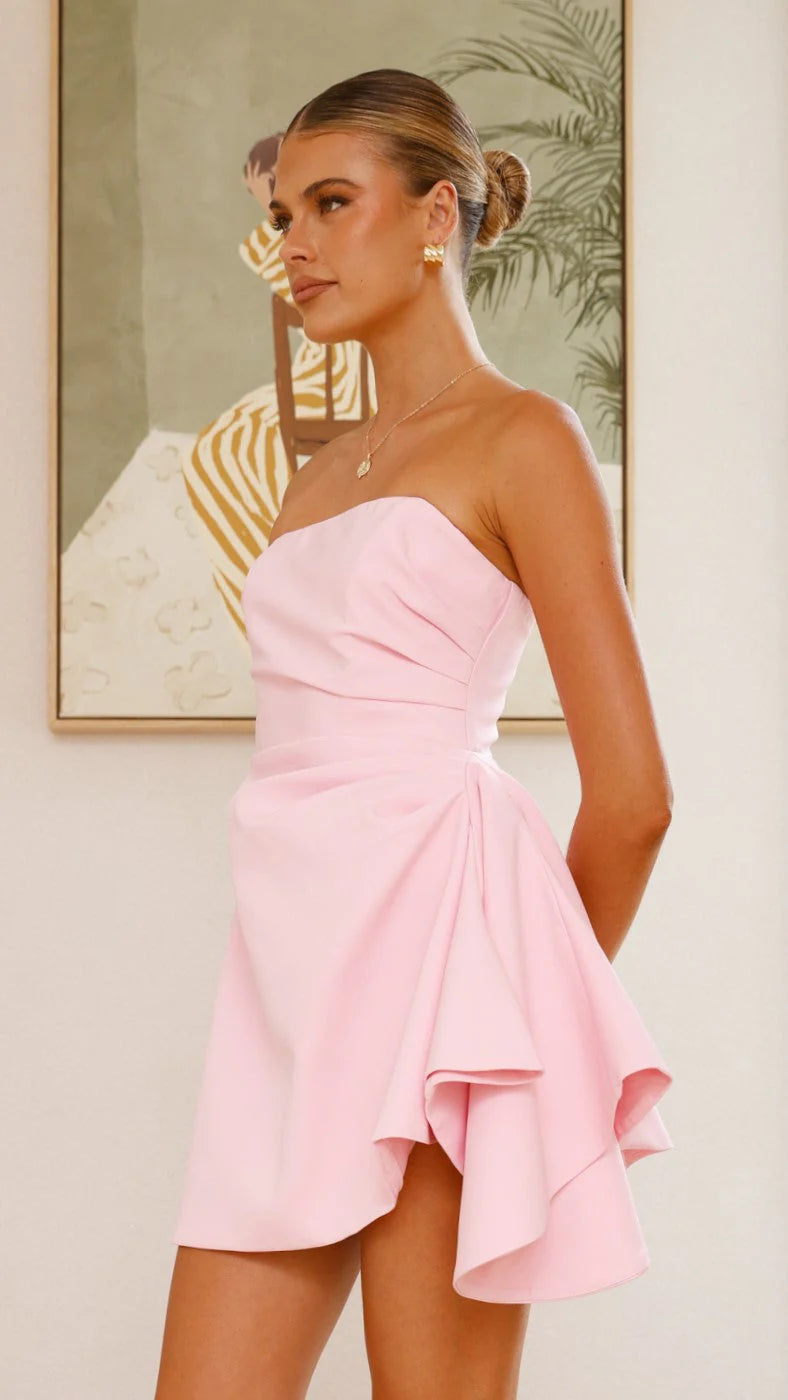 Hanae Mini Dress - Pink