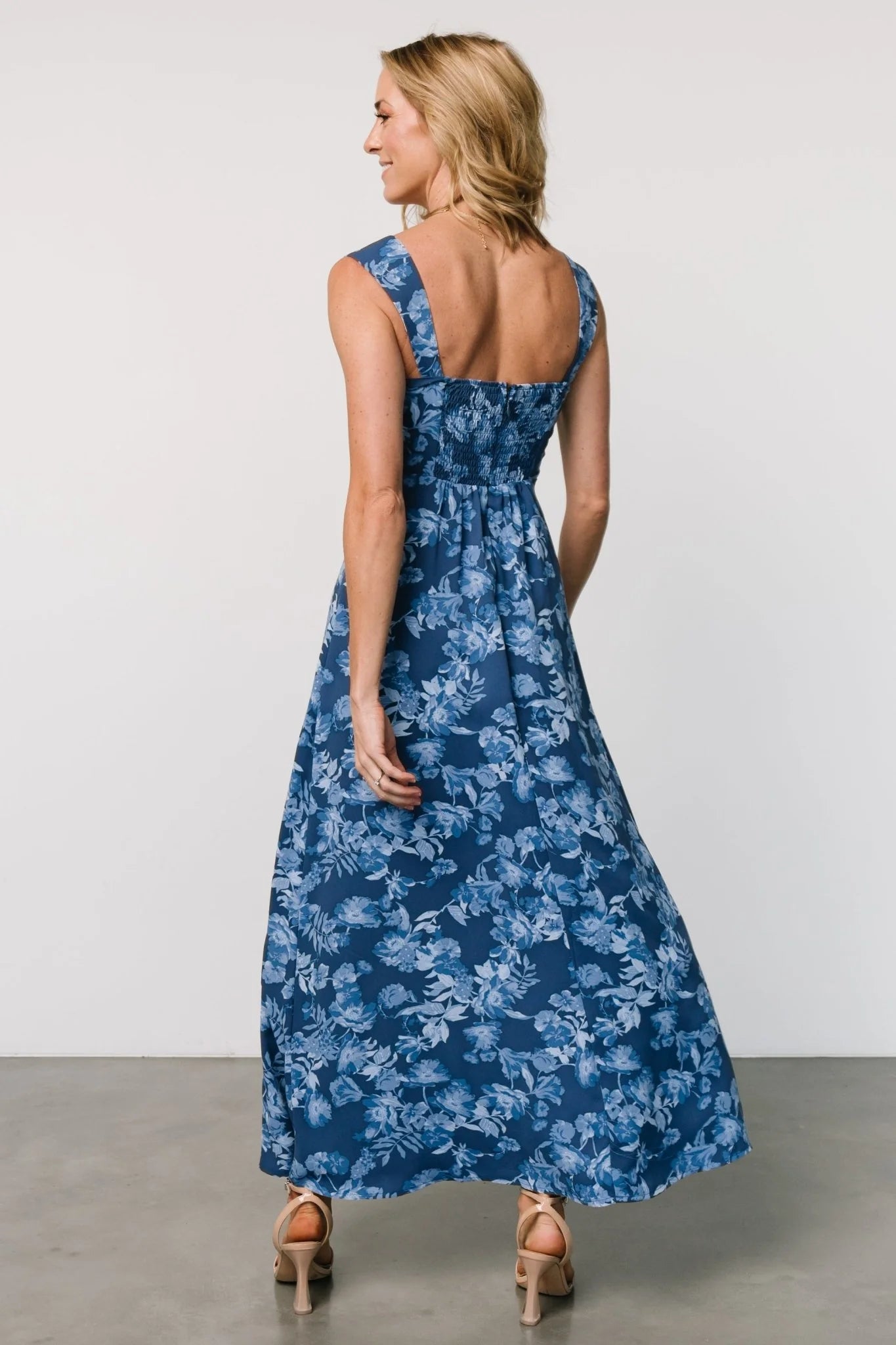 Mandy Maxi Dress | Blue Floral