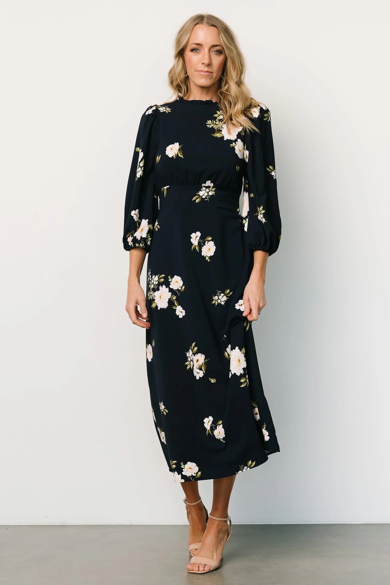 Karalie Maxi Dress | Navy Floral