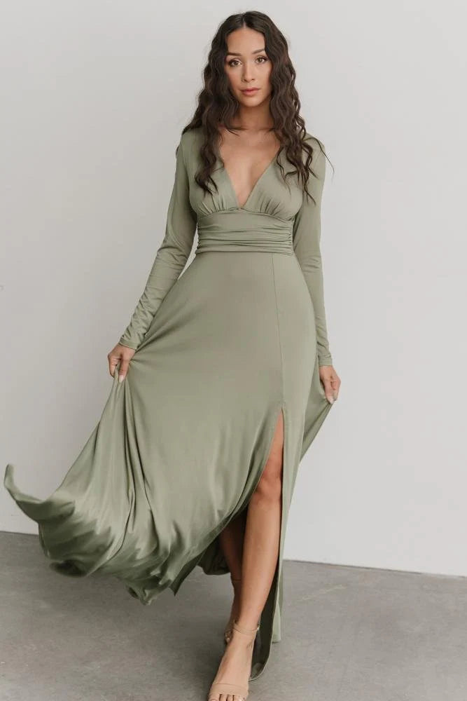 Arianna Maxi Dress | Dusty Sage