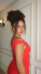 Lilah Maxi Dress - Red